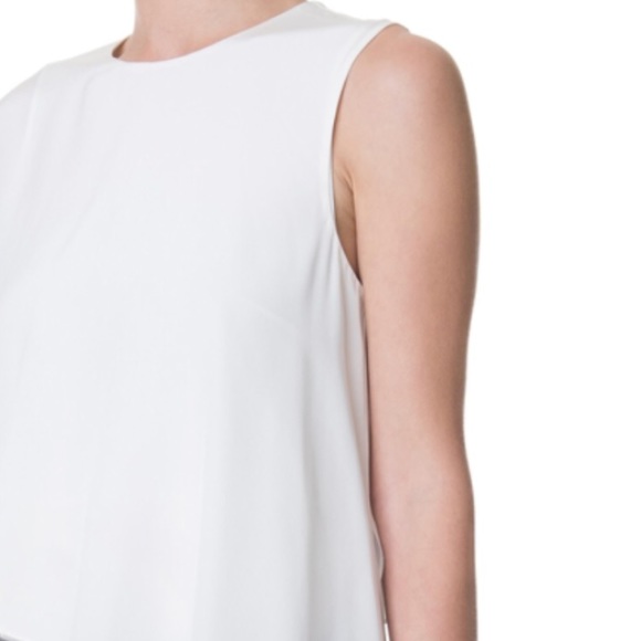 Tibi Sleeveless Asymmetrical Top- Size 2 - Picture 1 of 5
